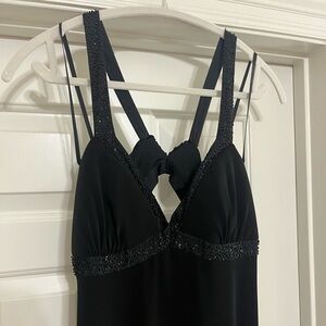 Vintage Laundry by Shelli Segal Beaded Cutout Gown